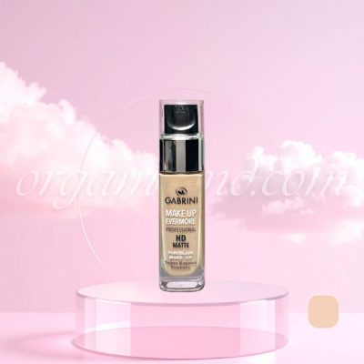 کرم پودر HD مات گابرینی اصل Gabrini Hd Matte Foundation شماره 01