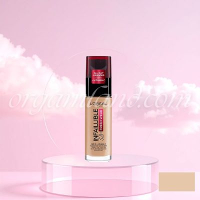 کرم پودر لورال (اورئال) اورجینال مدل 32h اینفلیبل LOreal Infallible شماره 130