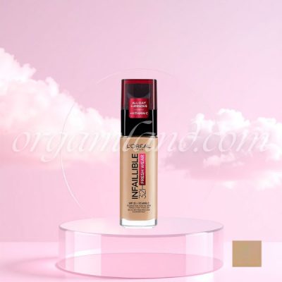 کرم پودر لورال (اورئال) اورجینال مدل 32h اینفلیبل LOreal Infallible شماره 140