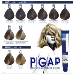 رنگ مو پیگار PIGAR بدون سولفات و کم آمونیاک سری زیتونی