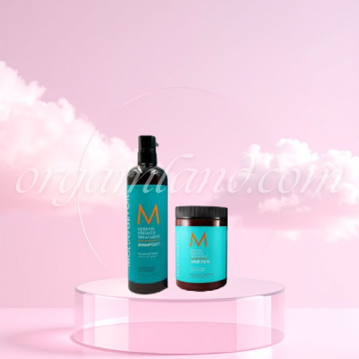 پک ویژه شامپو و ماسک مو بدون سولفات مولوجی اویل Moluogey oil Shampoo & Hair Mask