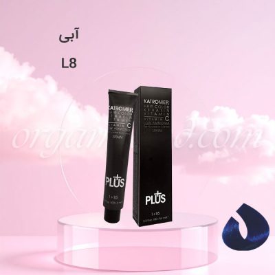 رنگ موی کاترومر KATROMER آبی L8 سری لوکس