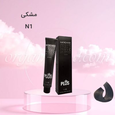 رنگ موی کاترومر KATROMER مشکی N1 سری طبیعی