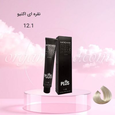 رنگ موی کاترومر KATROMER نقره ای اکتیو 12.1 سری هایلایت
